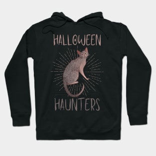 Halloween Haunters - Lykoi Werewolf Cat - Halloween design Hoodie